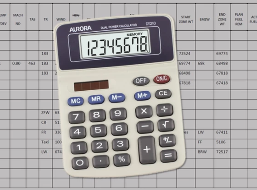 Five tips for using your calculator in ATPL Flight Planning!