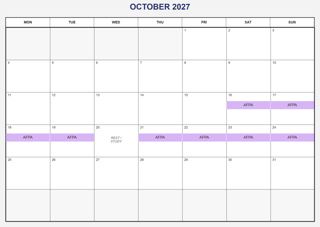 AFPA Oct
